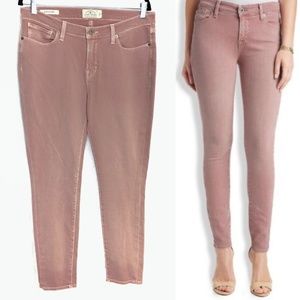 Lucky Brand Brooke Blush Pink Skinny Jeans Sz 14